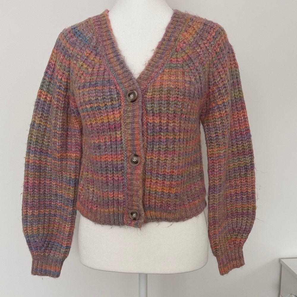 Jessica Simpson Multicolor Button-Up Cardigan